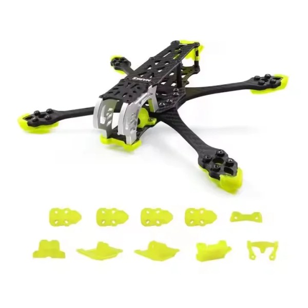 Kit di telaio GEP-MK5 GEPRC più recente 5 pollici interasse 225 compatibile unità aria/CADDX VISTA/analogico VTX Drone Accessor
